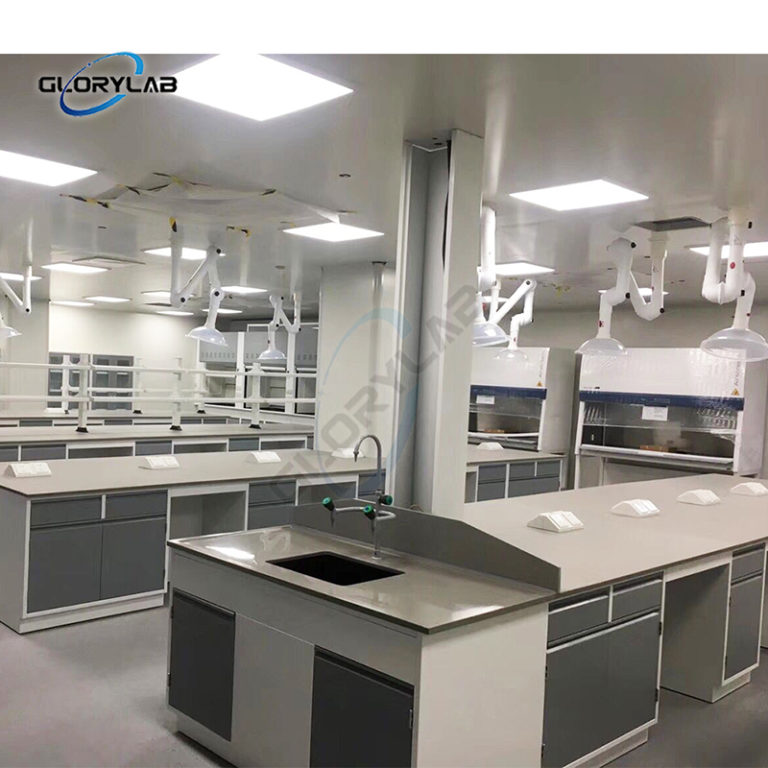 lab table in steel
