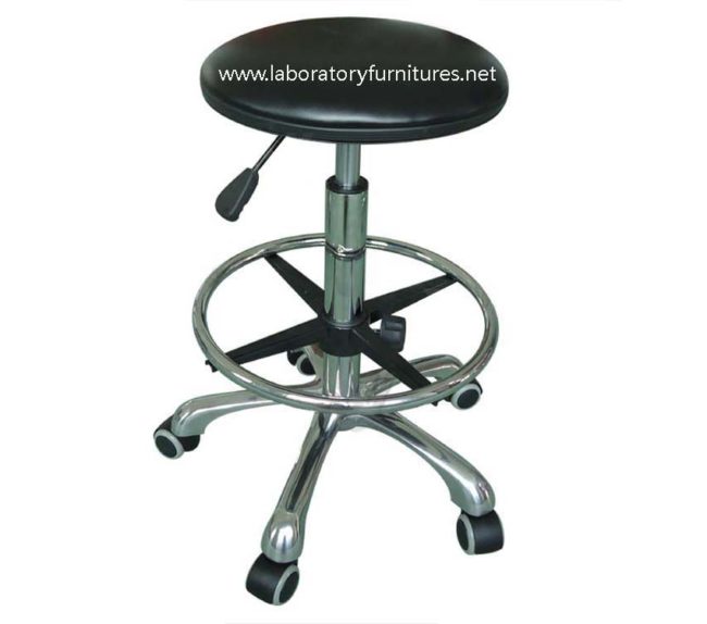 Leather round stool(LS004)