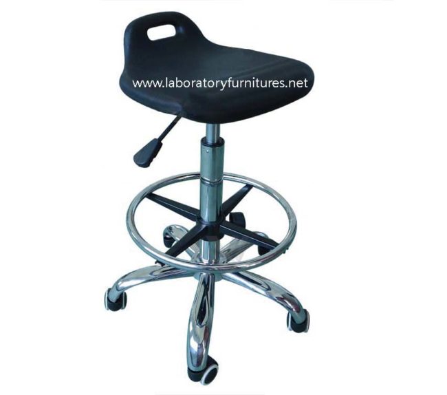 PU form anti-static stool with round seat(LS008)