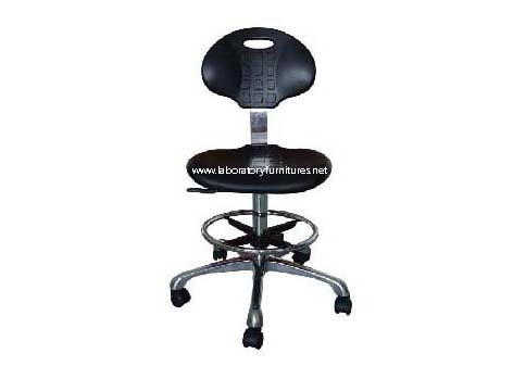 PU foam lab chair with back(LS017)