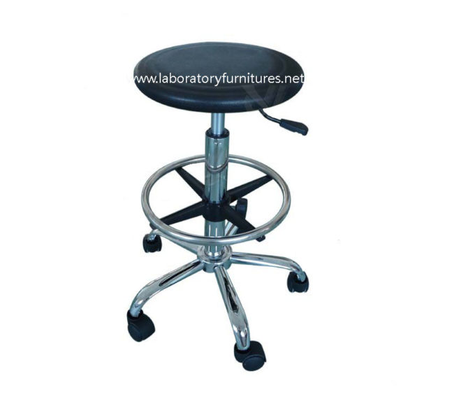 PU form anti-static stool with round seat(LS022)