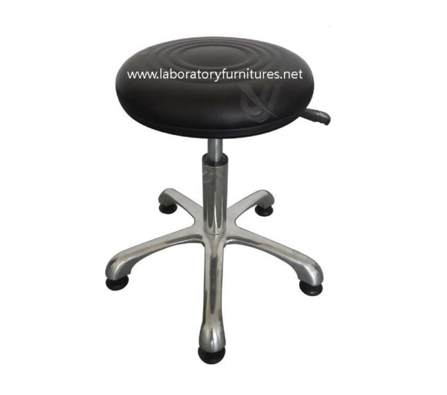 Shaped leather round stool(LS033)