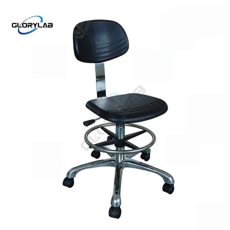 PU foam lab chair with back