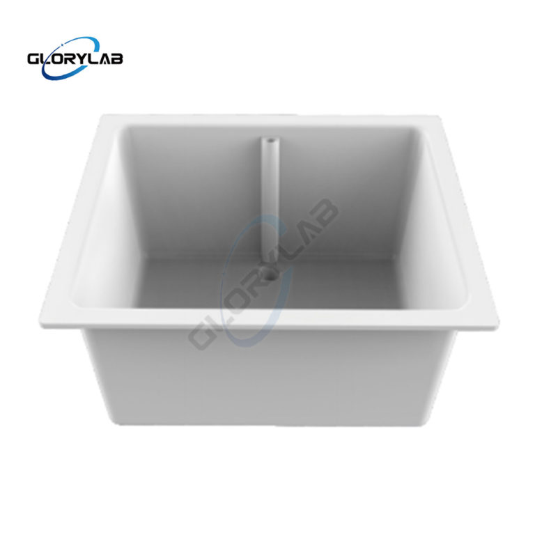 white polypropylene sink
