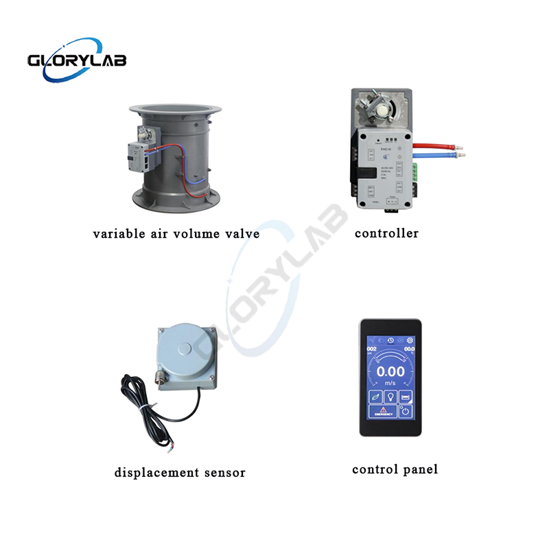 Economical VAV damper system of fume hood