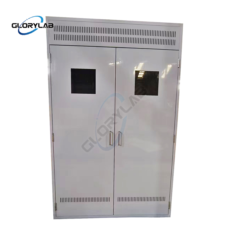 steel gas cylindar cabinet for storage and 4 cylindars