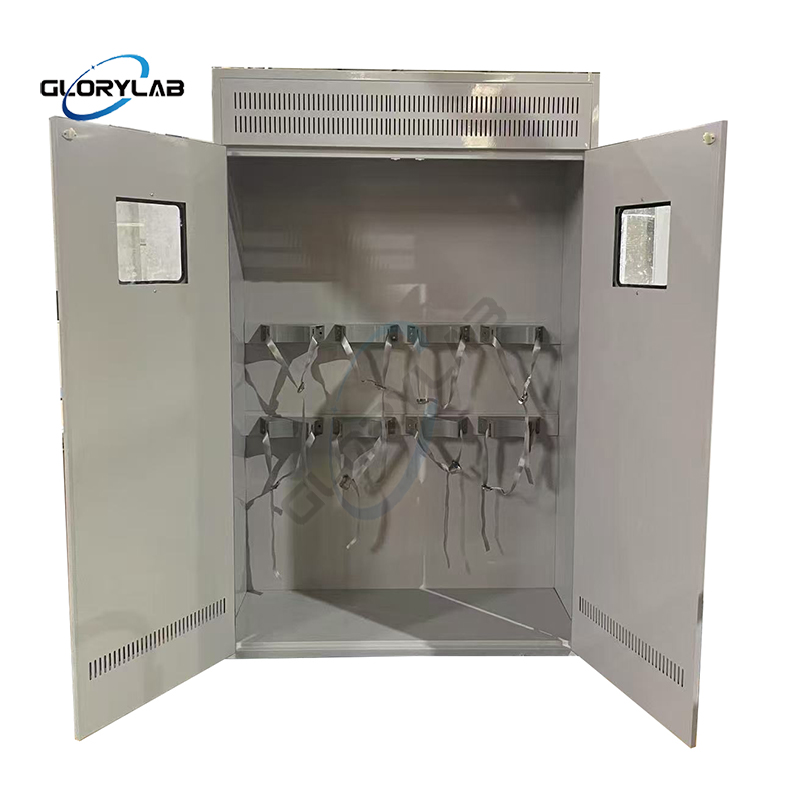 interior structure of gas cylinder cabinet